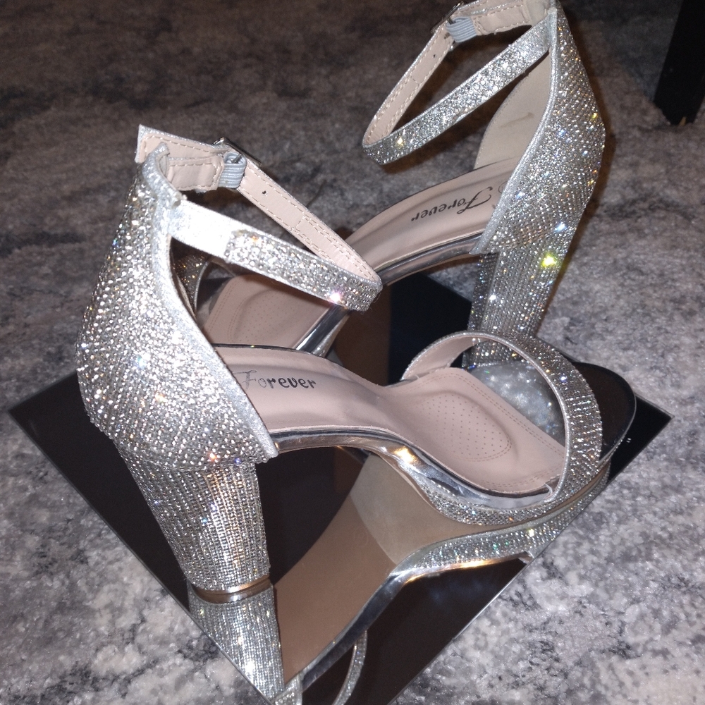 Forever Rhinestone Heels